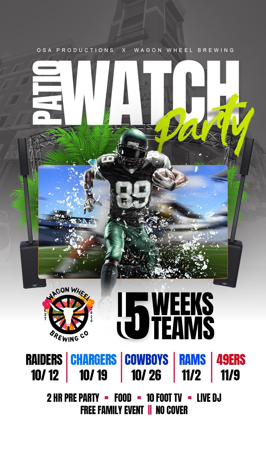 Taproom Tailgates: Patio Watch Party