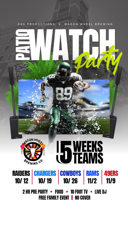 Taproom Tailgates: Patio Watch Party